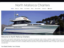 Tablet Screenshot of northmallorcacharters.com